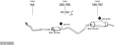 BOSAL SYS15500