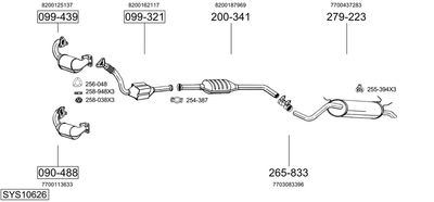 BOSAL SYS10626