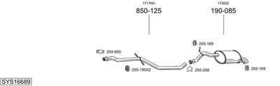 BOSAL SYS16689