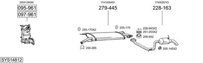 BOSAL SYS14812