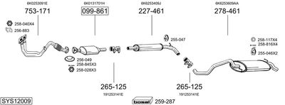 BOSAL SYS12009