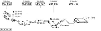 BOSAL SYS05413