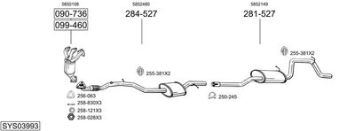 BOSAL SYS03993