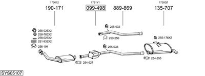 BOSAL SYS05107