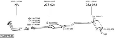 BOSAL SYS22616