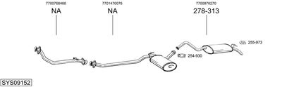 BOSAL SYS09152 BOSAL SYS09152