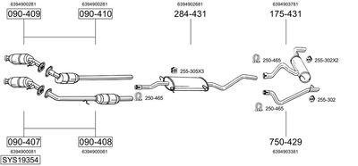 BOSAL SYS19354