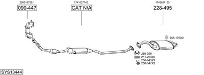 BOSAL SYS13444