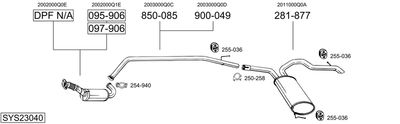 BOSAL SYS23040