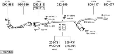 BOSAL SYS21873