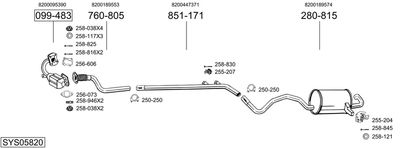 BOSAL SYS05820
