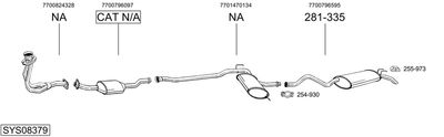 BOSAL SYS08379 BOSAL SYS08379