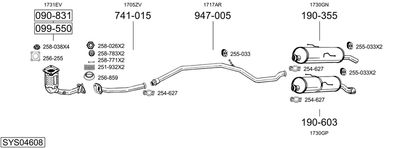 BOSAL SYS04608