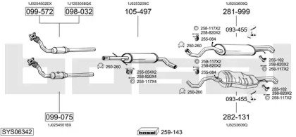 BOSAL SYS06342
