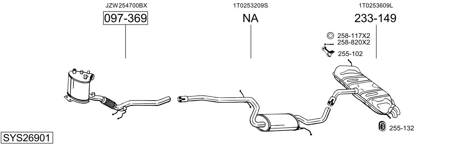 BOSAL SYS26901