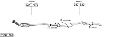 BOSAL SYS21720