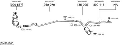 BOSAL SYS01805