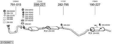 BOSAL SYS09871