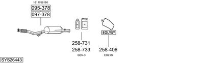 BOSAL SYS26443