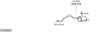 BOSAL SYS09827