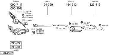 BOSAL SYS22682 BOSAL SYS22682