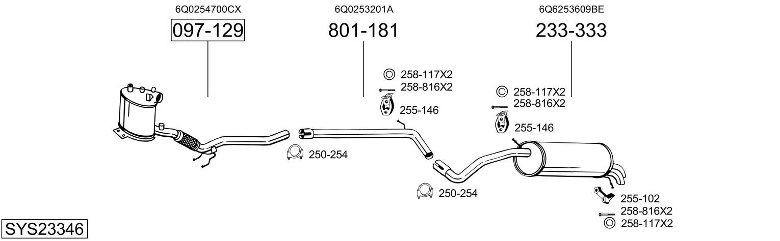 BOSAL SYS23346
