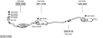 BOSAL SYS11709 BOSAL SYS11709