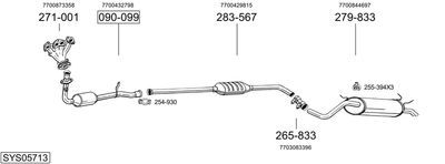 BOSAL SYS05713 BOSAL SYS05713