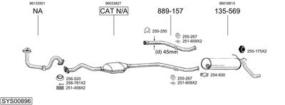 BOSAL SYS00896