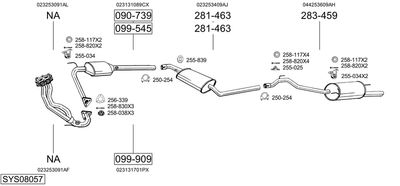 BOSAL SYS08057