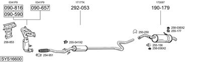 BOSAL SYS16600