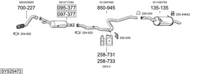 BOSAL SYS25472
