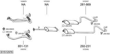 BOSAL SYS12976 BOSAL SYS12976