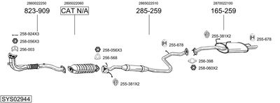 BOSAL SYS02944