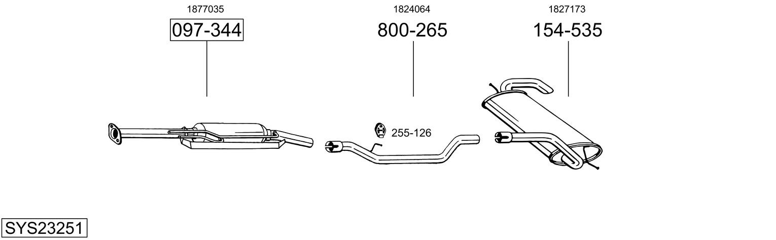 BOSAL SYS23251