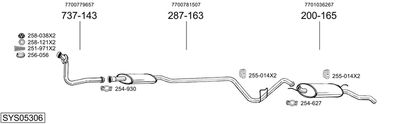 BOSAL SYS05306 BOSAL SYS05306