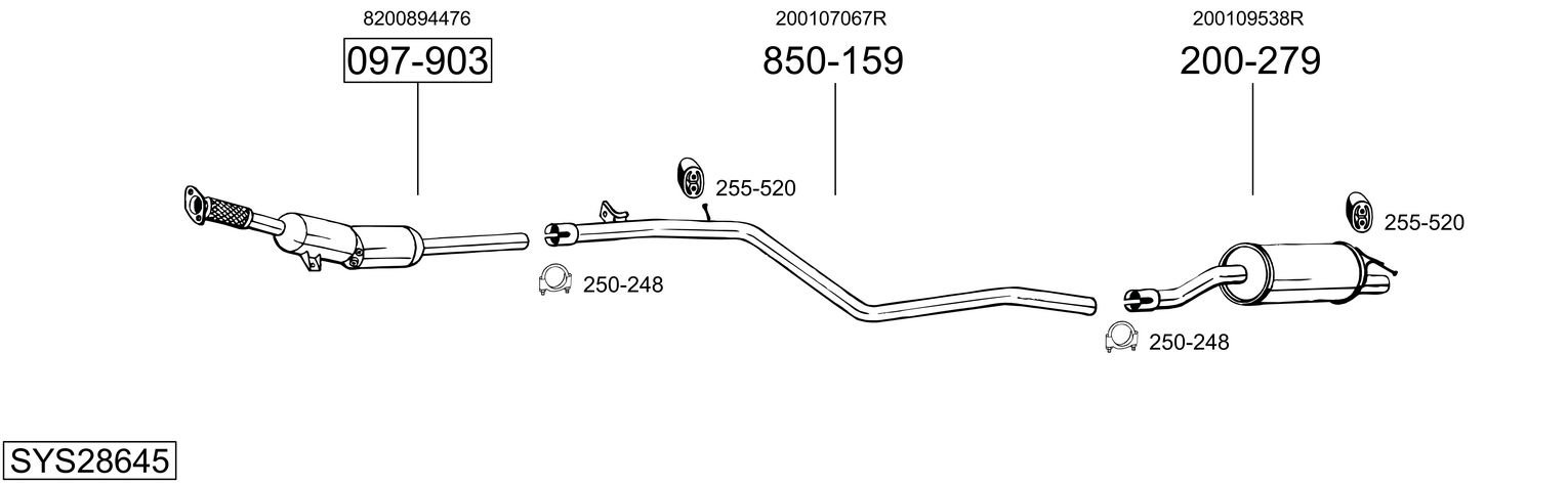 BOSAL SYS28645