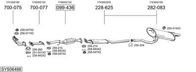 BOSAL SYS06488