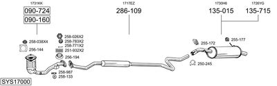 BOSAL SYS17000