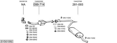 BOSAL SYS01592