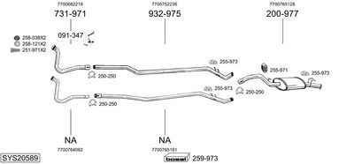 BOSAL SYS20589