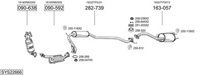 BOSAL SYS22666