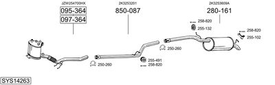 BOSAL SYS14263