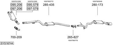 BOSAL SYS16744