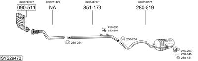 BOSAL SYS29472 BOSAL SYS29472