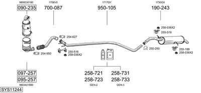 BOSAL SYS11244