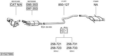 BOSAL SYS27686