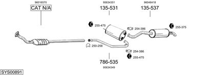 BOSAL SYS00891