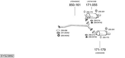 BOSAL SYS23892 BOSAL SYS23892