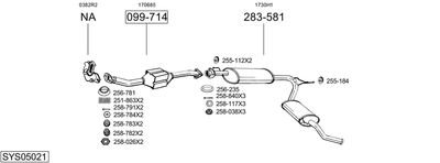 BOSAL SYS05021